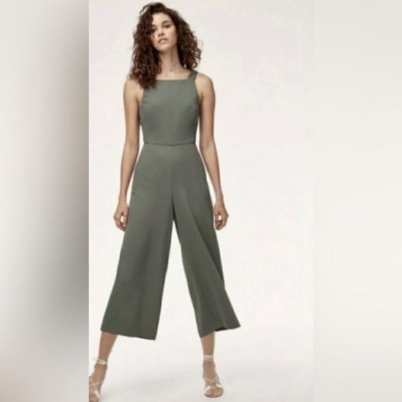 Green Aritzia Size 6 Jumpsuit dress - Picture 1 of 2